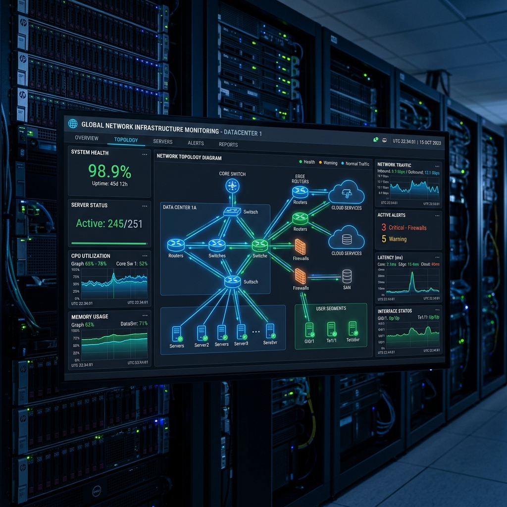 Network Infrastructure Monitoring Dashboard